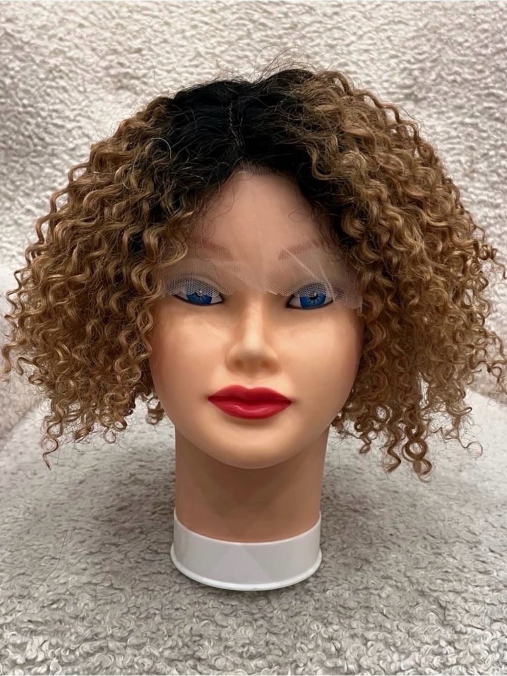 HD Lace Curly Afro Human Hair Wig